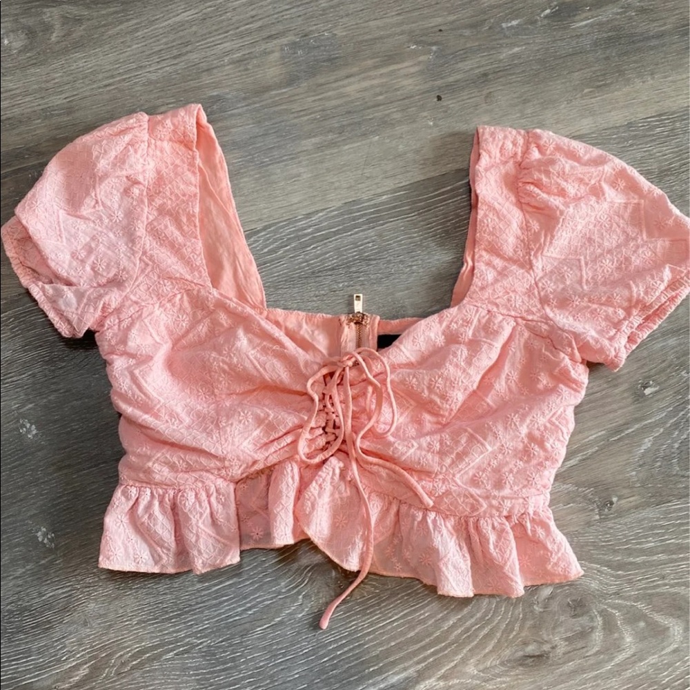 Forever 21 Ruffled Crop Top